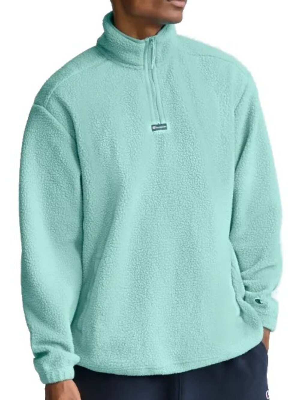 New! Champion Sherpa Quarter-Zip Microfleece Pullover Men's Big & Tall 2XLT 3XLT